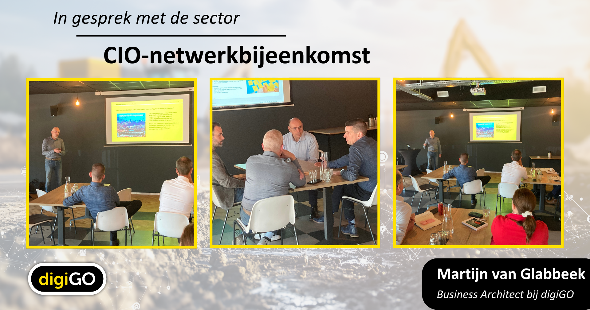 digiGO deelt kennis over referentiearchitectuur tijdens CIO-netwerkbijeenkomst Techniek Nederland