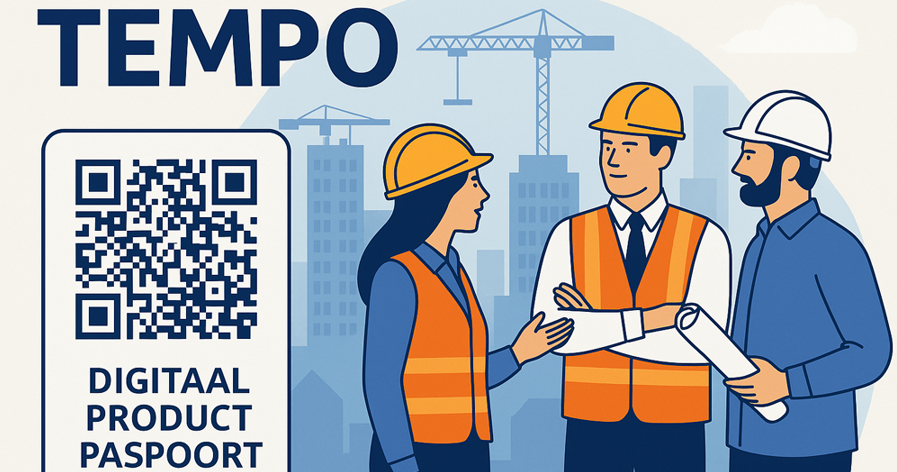 Gebruik digitale productpaspoorten dichterbij door start ‘digitaal TEMPO in de bouw’